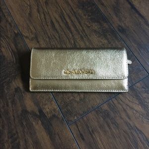 Michael Kors Gold Wallet - Excellent Condition